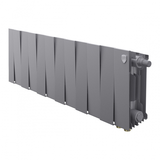 Большое фото товара - Радиатор PianoForte 200 /Silver Satin - 12 секц. VDR Royal Thermo RTPSSVDR20012, RTPSSVDR20012. Вариант №1