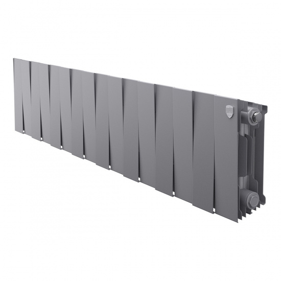 Большое фото товара - Радиатор PianoForte 200 /Silver Satin - 16 секц. Royal Thermo RTPSS20016, RTPSS20016. Вариант №1