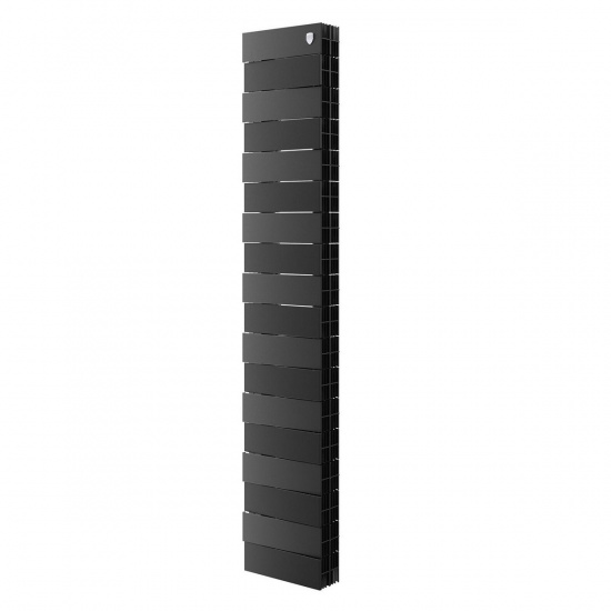 Большое фото товара - Радиатор PianoForte Tower 200 /Noir Sable - 18 секц. Royal Thermo RTPFTNS20018, RTPFTNS20018. Вариант №1