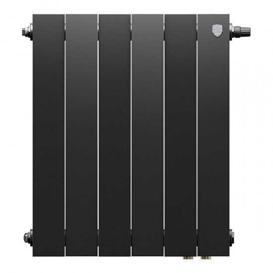 Большое фото товара - Радиатор PianoForte 500 Noir Sable VDR80 - 6 секц. Royal Thermo RTPNNSVDR8050006, RTPNNSVDR8050006. Вариант №2