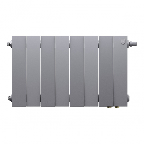 Большое фото товара - Радиатор PianoForte 300 Silver Satin VDR80 - 8 секц. Royal Thermo RTPSSVDR8030008, RTPSSVDR8030008. Вариант №2