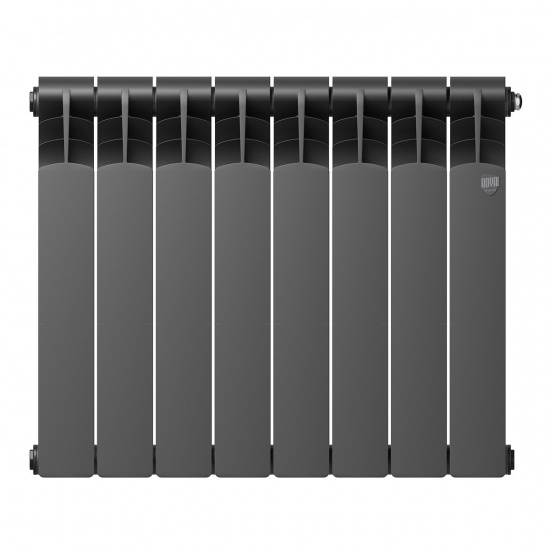 Большое фото товара - Радиатор Revolution Bimetall 500 2.0/Noir Sable – 8 секц. Royal Thermo RTRBNS250008, RTRBNS250008. Вариант №2