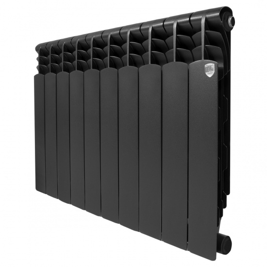 Большое фото товара - Радиатор Revolution Bimetall 500 2.0/Noir Sable – 10 секц. Royal Thermo RTRBNS250010, RTRBNS250010. Вариант №1