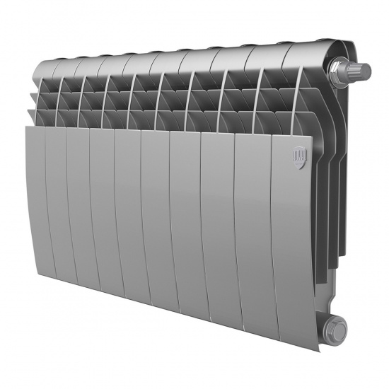 Большое фото товара - Радиатор BiLiner 350 Silver Satin VR80 - 10 секц. Royal Thermo RTBSSVR8035010, RTBSSVR8035010. Вариант №1