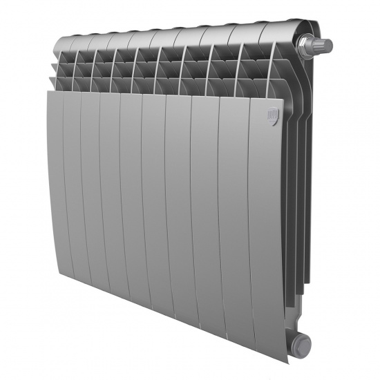 Большое фото товара - Радиатор BiLiner 500 Silver Satin VR80 - 10 секц. Royal Thermo RTBSSVR8050010, RTBSSVR8050010. Вариант №1