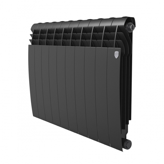 Большое фото товара - Радиатор биметаллический BILINER B 500 Чёрный - 10 секц. Royal Thermo RTBB350010, RTBB350010. Вариант №1