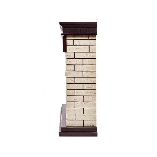 Большое фото товара - Портал Bricks 30 камень бежевый шпон темный дуб Firelight Bricks 30 BDO, Bricks 30 BDO. Вариант №3