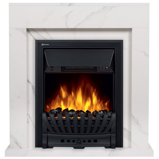 Большое фото товара - Портал Simple Classic белый мрамор Firelight Simple Cl WM, Simple Cl WM. Вариант №2