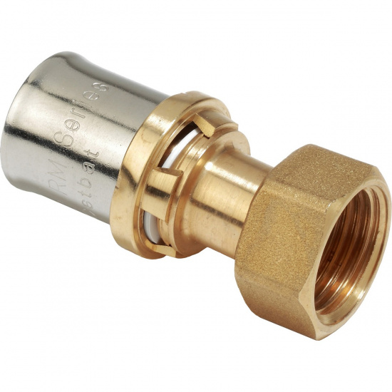 Большое фото товара - Муфта-пресс латунь НГ 20x1/2 Giacomini RM179Y056, RM179Y056. Вариант №1