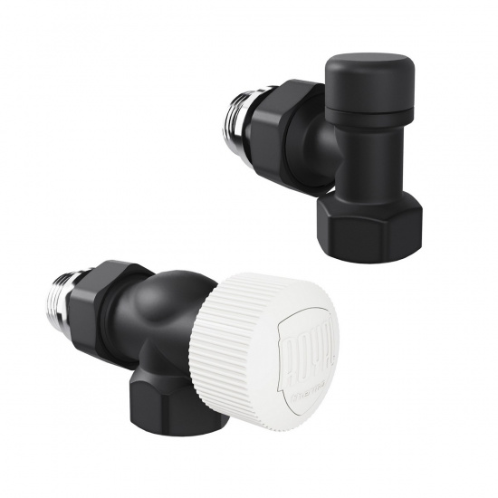 Большое фото товара - Набор термостатический осевой Design 1/2 М30х1,5 (Черный) Royal Thermo RATVDO11212BL, RATVDO11212BL. Вариант №2