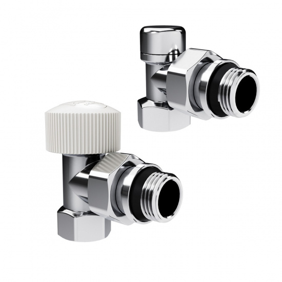 Большое фото товара - Набор термостатический угловой Design 1/2 М30х1,5 (Хром) Royal Thermo RATVDU11212CH, RATVDU11212CH. Вариант №1