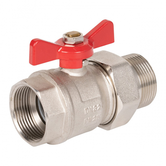 Большое фото товара - Кран шаровый OPTIMAL 1 1/4 НГ бабочка Royal Thermo RTO 07.019, RTO 07.019. Вариант №2