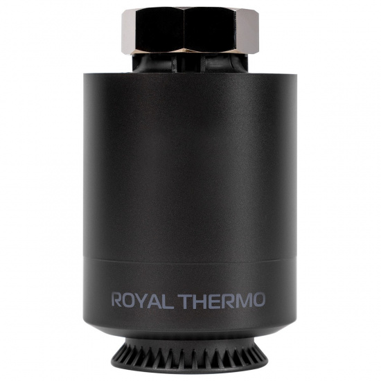 Большое фото товара - Термостат радиаторный электронный Smart Heat черный Royal Thermo RTE 77.001B, RTE 77.001B. Вариант №3