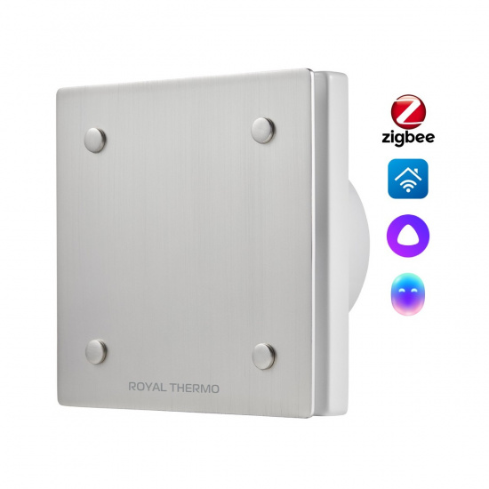 Большое фото товара - Вентилятор вытяжной Calipso Royal Thermo RAFC 120 Chrome, RAFC 120 Chrome. Вариант №1