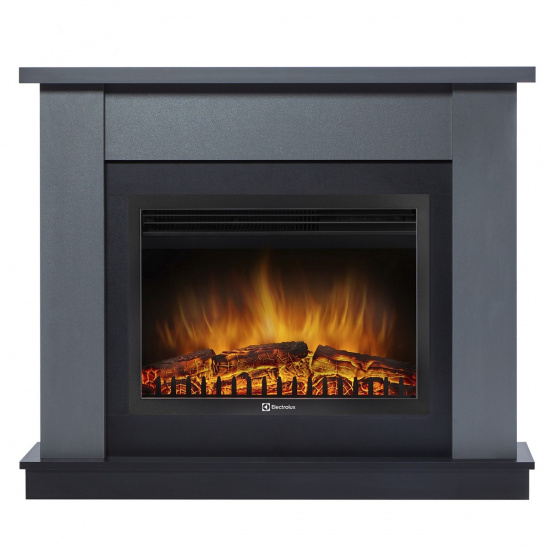 Большое фото товара - Каминокомплект : Очаг EFP/P-2520LS N портал Canto 25 графит Firelight set 2520LS N + Canto 25 G, set 2520LS N + Canto 25 G. Вариант №1