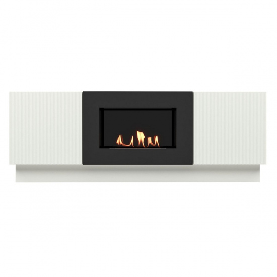 Большое фото товара - Тумба с биокамином BFP/P-1400L белая Firelight BFP/P-1400L W, BFP/P-1400L W. Вариант №4