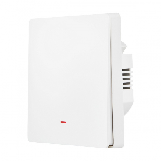 Большое фото товара - Выключатель настенный zigbee 1 клавиша (без нейтрали) HOMMYN SWZBNN01W, SWZBNN01W. Вариант №2