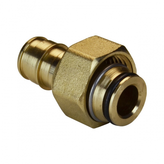 Большое фото товара - Фитинг с накидной гайкой GX 1/2 E x 16 PEX Giacomini GX179Y043, GX179Y043. Вариант №1