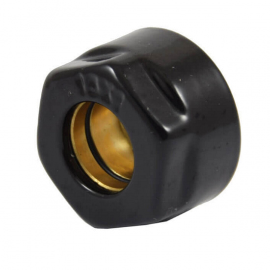 Большое фото товара - Соединение резьбовое GW 3/4 x 15MM чёрное Ral 9005 для медных труб SCHLOSSER 602500001. Ral 9005, 602500001. Ral 9005. Вариант №1