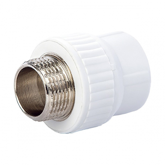 Большое фото товара - Муфта PPR комбин. НР 32 х 1/2 80/20 белый Lammin Lm31041032015, Lm31041032015. Вариант №1