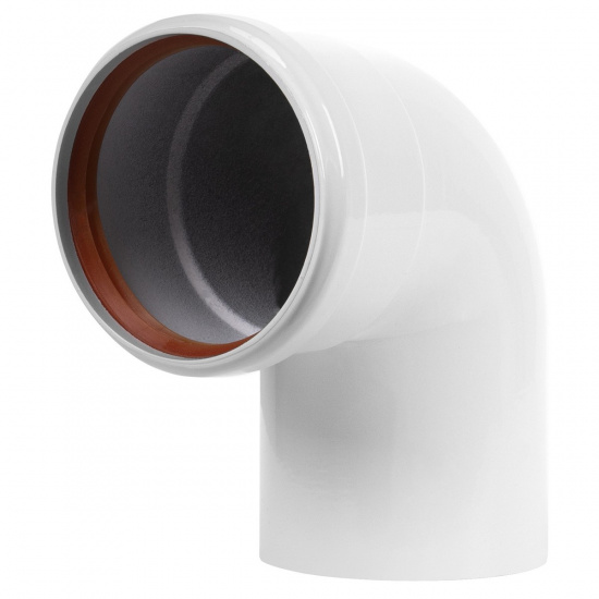 Большое фото товара - Отвод диам. 80 90 гр. M/F Royal Thermo RTF07.030, RTF07.030. Вариант №1