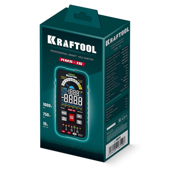 Большое фото товара - Смарт-мультиметр KMS-15 цифровой KRAFTOOL 59870, 59870. Вариант №2