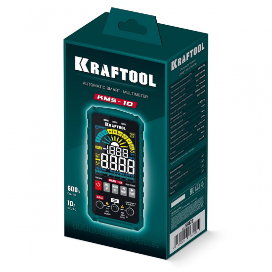Большое фото товара - Смарт-мультиметр KMS-10 цифровой KRAFTOOL 59872, 59872. Вариант №2
