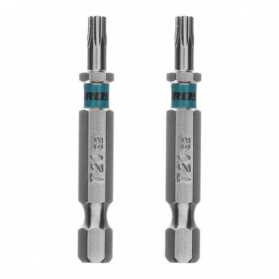 Большое фото товара - Бита Torx 20х50мм сталь S2 шестигр. 2шт Gross 114170, 114170. Вариант №1