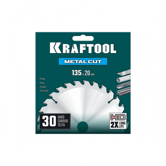Большое фото товара - Диск пильный по металлу и стали 30Т Metal Cut 135х20мм KRAFTOOL 36954-135-20-30, 36954-135-20-30. Вариант №2