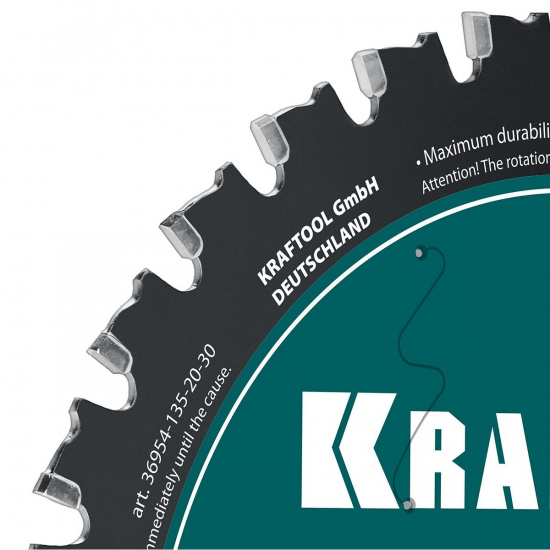 Большое фото товара - Диск пильный по металлу и стали 30Т Metal Cut 135х20мм KRAFTOOL 36954-135-20-30, 36954-135-20-30. Вариант №3