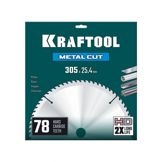 Большое фото товара - Диск пильный по металлу и стали 78Т Metal Cut 305х25.4мм KRAFTOOL 36954-305-25.4-78, 36954-305-25.4-78. Вариант №2