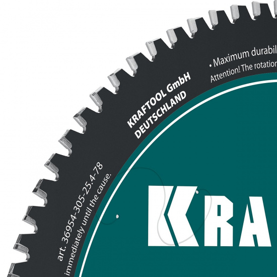 Большое фото товара - Диск пильный по металлу и стали 78Т Metal Cut 305х25.4мм KRAFTOOL 36954-305-25.4-78, 36954-305-25.4-78. Вариант №3