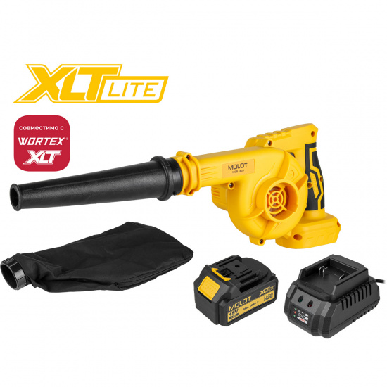 Большое фото товара - Воздуходувка аккумуляторная MCB 1816 XLT Lite SET MOLOT 2335038, 2335038. Вариант №1