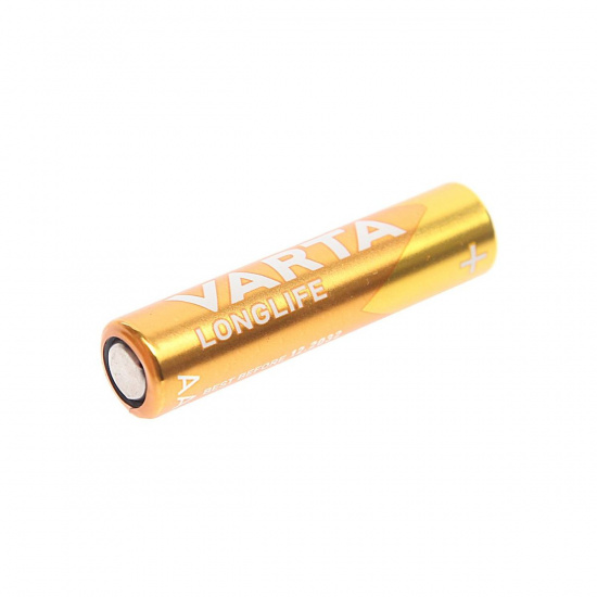 Большое фото товара - Элемент питания AAA: LR03-BC4 ALKALINE LONGLIFE 1,5V VARTA VRT-LR03L(4)бл, VRT-LR03L(4)бл. Вариант №1