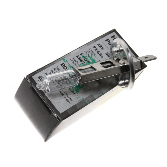 Большое фото товара - Автолампа H1 55 P14.5s STANDART PURE LIGHT 12V BOSCH B-1987302011, B-1987302011. Вариант №1