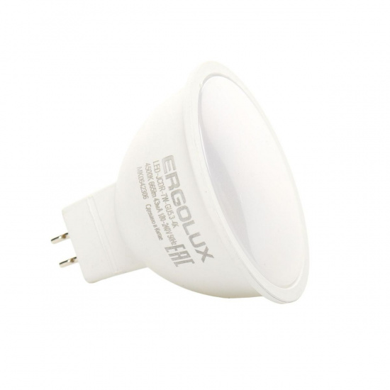 Большое фото товара - Лампа светодиодная JCDR-7W-GU5.3-4K ERGOLUX EL-LED-JCDR-7W-GU5.3-4K, EL-LED-JCDR-7W-GU5.3-4K. Вариант №1
