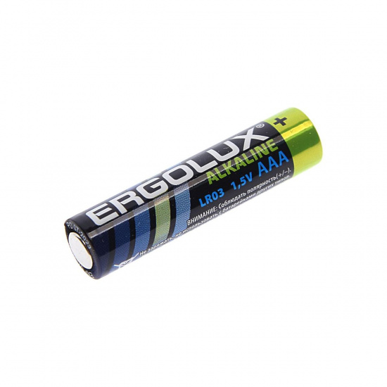 Большое фото товара - Элемент питания AAA: LR03-BC2 ALKALINE 1,5V ERGOLUX EL-LR03(2)бл, EL-LR03(2)бл. Вариант №1