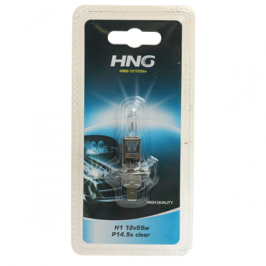 Большое фото товара - Автолампа H1 55 P14.5s блистер 12V HNG-12155бл, HNG-12155бл. Вариант №1
