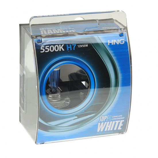 Большое фото товара - Автолампа H7 55 PX26d SUPER WHITE 5500K 2шт 12V HNG-12755SW2, HNG-12755SW2. Вариант №1