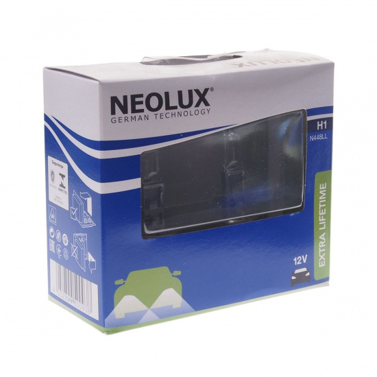 Большое фото товара - Автолампа H1 55 P14.5s LONG LIFE бокс 2шт 12V NEOLUX N448LL-2SCB, N448LL-2SCB. Вариант №1