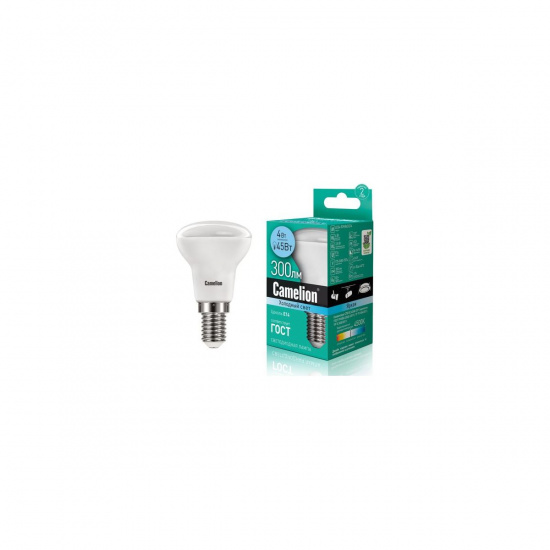Большое фото товара - Лампа светодиодная E14 R39 4W холодный свет CAMELION C-LED4-R39/845/E14, C-LED4-R39/845/E14. Вариант №1