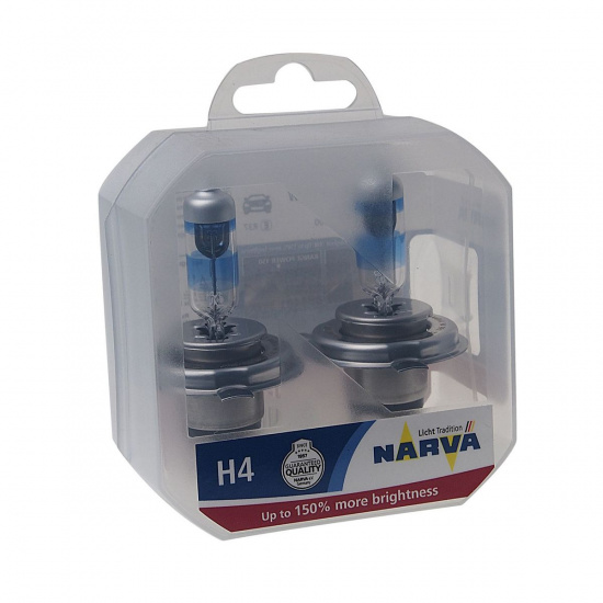 Большое фото товара - Автолампа H4 60/55 P43t+150% RANGE POWER 2шт 12V NARVA 480692100, 480692100. Вариант №1