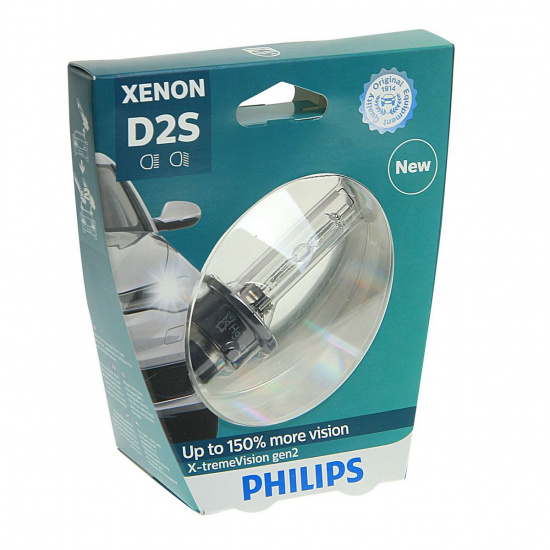 Большое фото товара - Автолампа D2S 35 P32d-2+150% Xenon X-treme Vision gen2 4800K блистер 85V PHILIPS 85122XV2S1, 85122XV2S1. Вариант №1