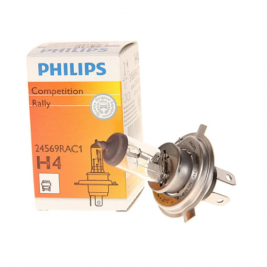 Большое фото товара - Автолампа H4 100/90 P43t-38 RALLY 24V PHILIPS 24569RAC1, 24569RAC1. Вариант №1