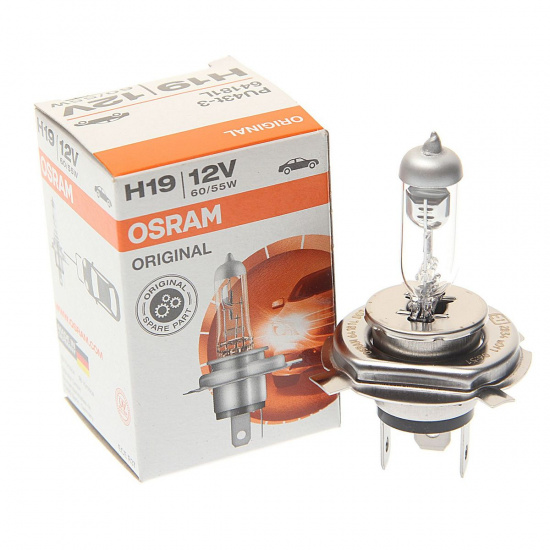Большое фото товара - Автолампа H19 60/55 PU43t-3 12V OSRAM 64181L, 64181L. Вариант №1