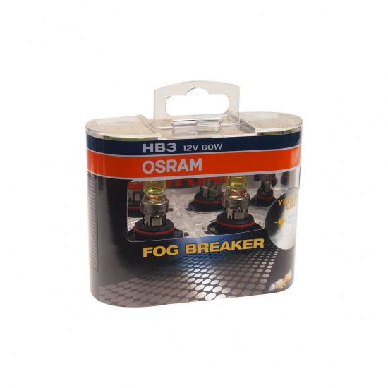 Большое фото товара - Автолампа HB3/9005 60 P20D FOG BREAKER 2600K евробокс,2шт 12V OSRAM 9005FBR-HCB, 9005FBR-HCB. Вариант №1