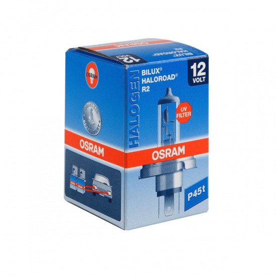 Большое фото товара - Автолампа R2 45/40 P45t-41 HALOGEN 12V OSRAM 64183, 64183. Вариант №1