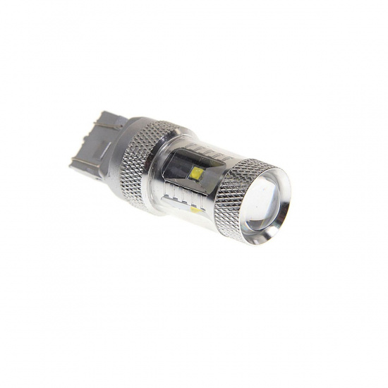 Большое фото товара - Автолампа W21/5W W3*16q 6 SMD WATTS CREE WHITE 480лм 6000K 12V MEGAPOWER M-20393DW, M-20393DW. Вариант №1