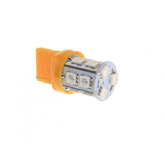 Большое фото товара - Автолампа W21W W3*16d 13 SMD 5050 YELLOW 78лм24V MEGAPOWER M-20384SY-24, M-20384SY-24. Вариант №1