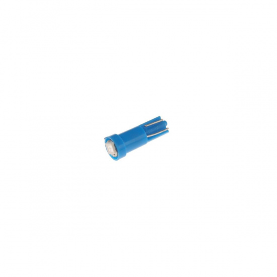Большое фото товара - Автолампа T5 W2*4.6d 1 SMD 3528 BLUE 2лм 12V MEGAPOWER M-50113B, M-50113B. Вариант №1